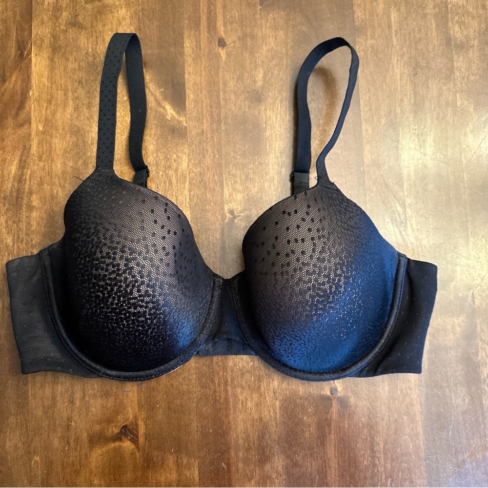 Wacoal Black Patterned T-Shirt Bra